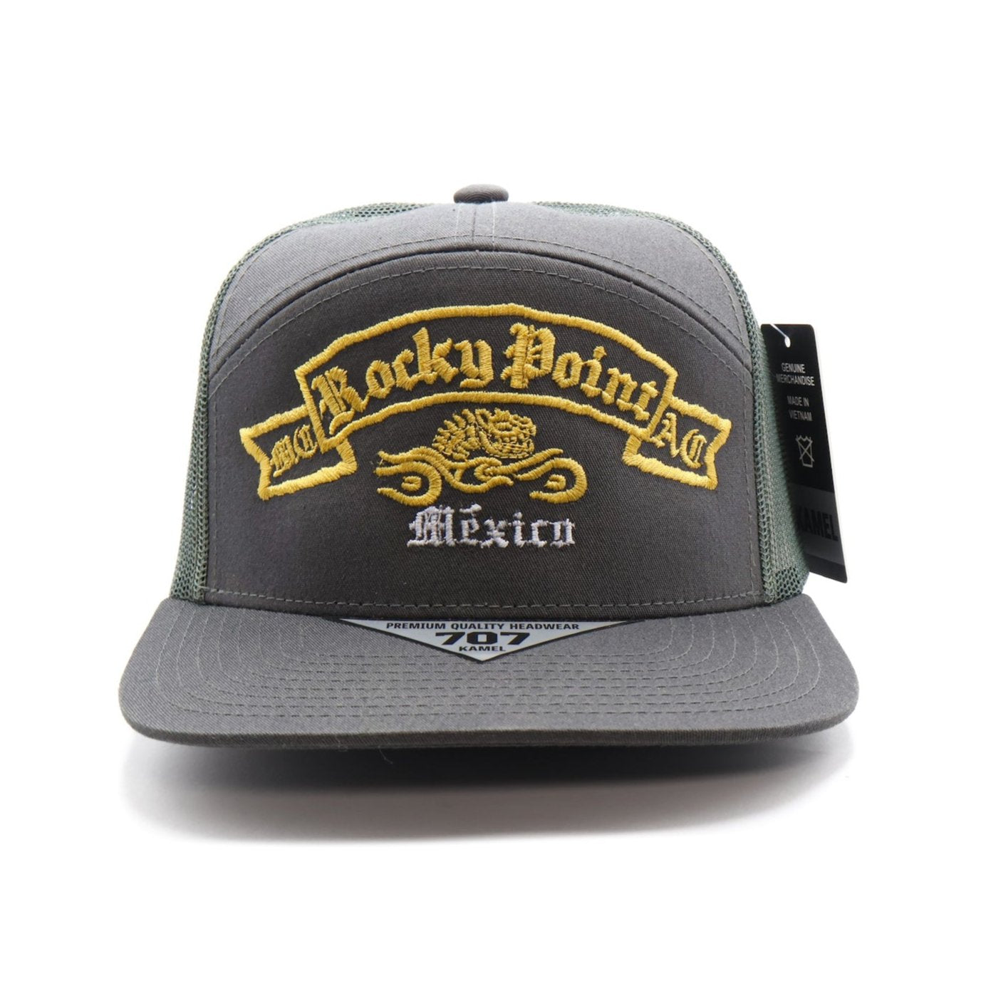 Trucker Hat Gris Verde 707